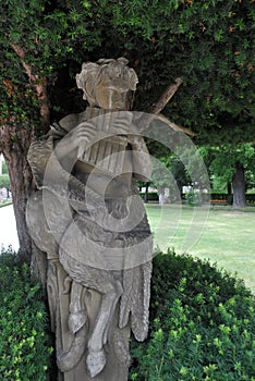 Statue at the WÃ¼rzburg Residence, WÃ¼rzburg, Germany