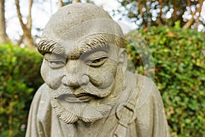 Statue in Zu Lai Temple photo