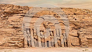 Statues in Abu Simbel Temple