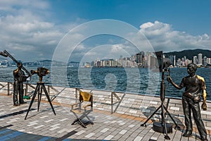 Statues Avenue of Stars Tsim Sha Tsui Kowloon Hong