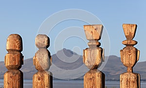 Statues in Bariloche photo