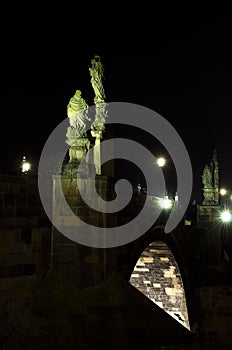 Statues at Charles Bridge