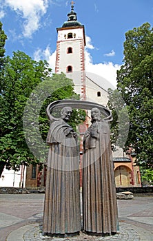 Statues in city Banska Bystrica