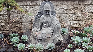 Statues - in the grounds of the Nan Tien Buddhist Temple, at Unanderra, close to Wollongong, NSW, Australia