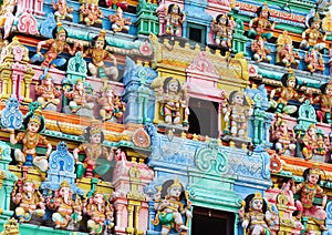 Statues in hindu temple