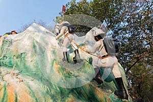 Statues of Indian army