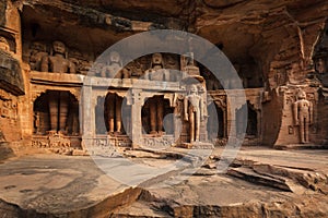 Statues of Jain thirthankaras photo