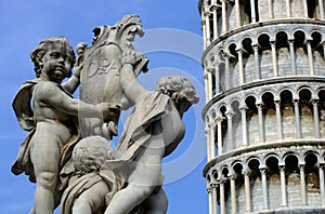 Statues and the Leaning Tower