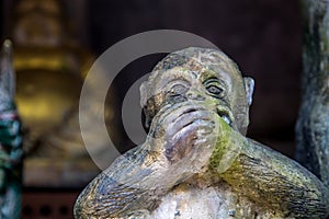 Statues of monkeys