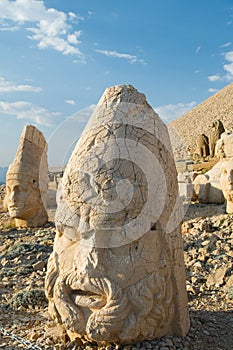 Statues on Nemrut mountain