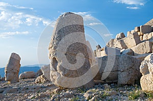 Statues on Nemrut mountain