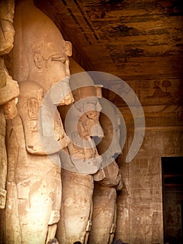 Statues of Osiris, Abu-Simbel