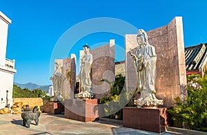 Statues at Po Fook Hill Columbarium in Hong Kong