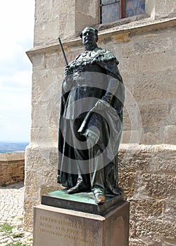 Statues of Prussian monarchs of the House of Hohenzollern at the Hohenzollern Castle, Friedrich Wilhelm IV