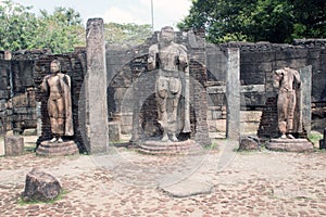 Statues in the Quadrangle photo
