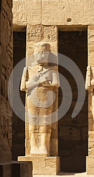 Statues of Ramses II. Egypt, Luxor - Karnak Temple