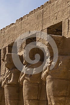 Statues of Ramses II. Egypt, Luxor - Karnak Temple