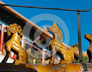 Statues on Royal Summer Palace