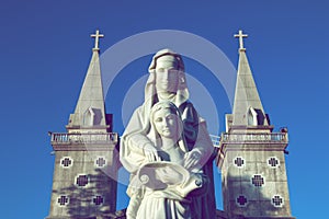 Statues of Saint Ann and Child Virgin Mary