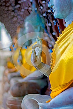 The Statues Of Seema Malakaya At The Gangarama Temple