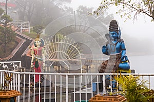 Statues of Shiva and Shakti