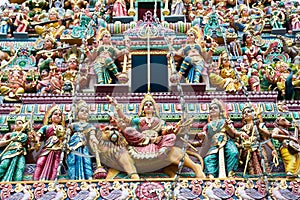 Statues of Sri Veerama Kaliamman Temple, Singapore