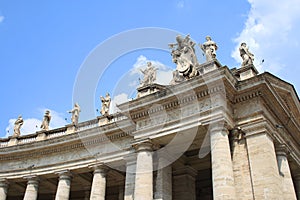 Statues at St. Peter's Square, Vatican City