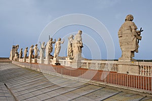 Statues on St. Peters basilica