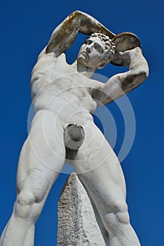 Statues of the Stadio dei Marmi in Rome