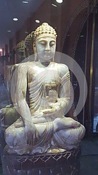 Statues - Statue of Buddha at Nan Tien Temple, Unanderra, near Wollongong, NSW, Australia