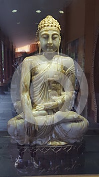 Statues - Statue of Buddha at Nan Tien Temple, Unanderra, near Wollongong, NSW, Australia