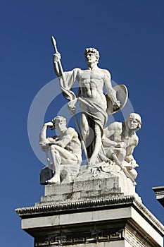 Statues on the Victor Emmanuel Monument, Rome