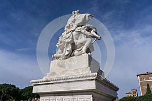 Statues in Victor Emmanuele II Monument