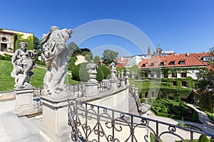 Statues at the Vrtba Garden in Prague