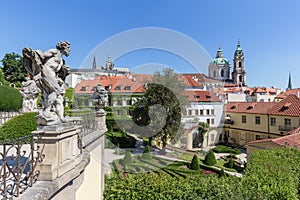 Statues at the Vrtba Garden in Prague