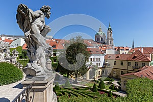 Statues at the Vrtba Garden in Prague