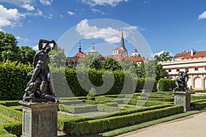 Statues at the Wallenstein Garden in Prague