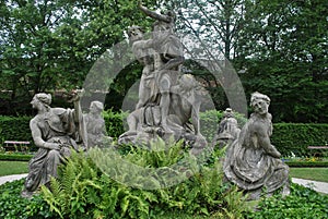 Statues at the WÃ¼rzburg Residence, WÃ¼rzburg, Germany