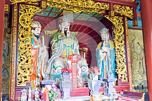 Statues at Zhongyue Temple in Dengfeng, Henan, China.