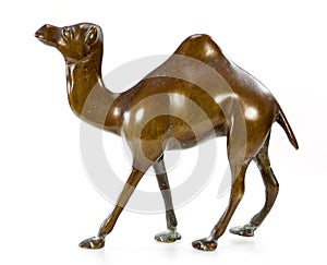 Statuette of camel made of bronze photo