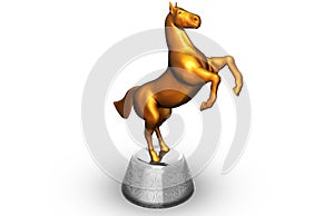 Statuette of horse