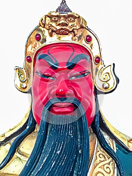 Statuette of the legendary Chinese Kuan Yu God of war