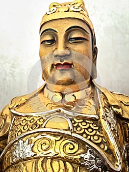 Statuette of the legendary Chinese Liu Pei God of war