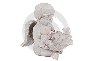Statuette of sitting angel