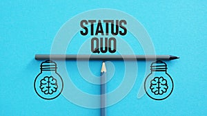 Status Quo is shown using the text photo