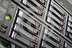 Status running of Storage server