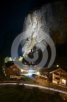 Staubbach Falls by Night