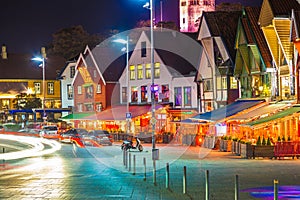 Stavanger at night