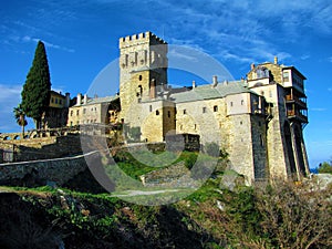Stavronikita monastery at Mt Athos