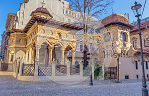 Stavropoleos Church, Bucharest, Romania photo